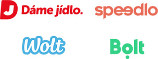 Propojení na damejidlo.cz, speedlo,cz, wolt.cz a bolt