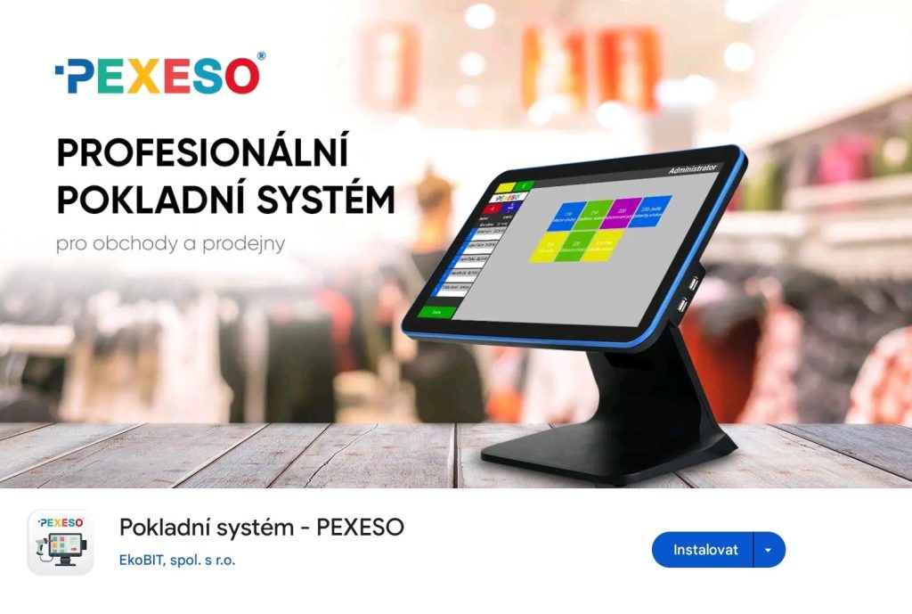 Pokladní systém Pexeso na Google Play