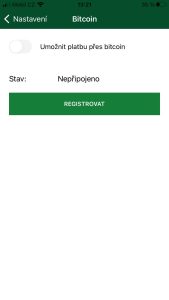 Nastavení BTC plateb v EcoPOS