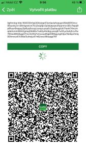 BTC LN faktura v EcoPOS