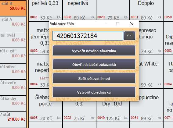 rozvoz - nové telefoní číslo
